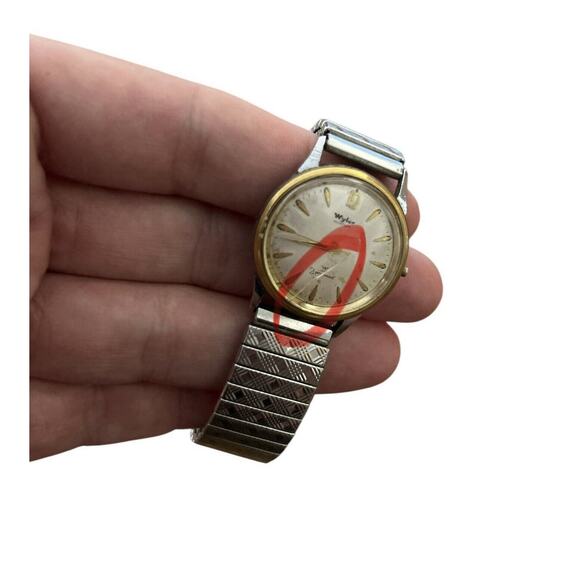 Vintage Wyler Incaflex Watch Working *see Description main image 5